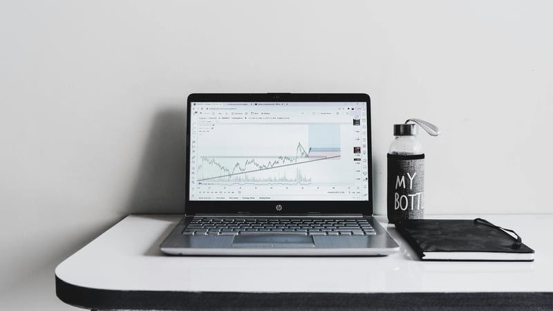 Stock market analysis and investment portfolio growth